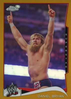 2014 Topps Chrome WWE #14 Gold Refractor /50