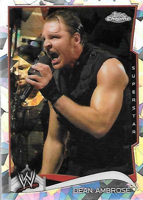 2014 Topps Chrome WWE #16 Atomic Refractor