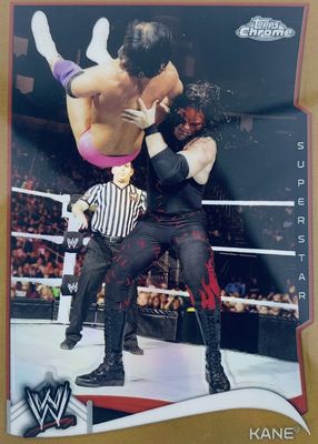2014 Topps Chrome WWE #28 Gold Refractor /50