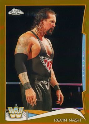 2014 Topps Chrome WWE #104 Gold Refractor /50