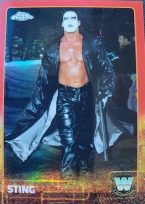 2015 Topps Chrome WWE #89 Red Refractor /5