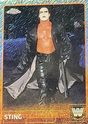 2015 Topps Chrome WWE #89 Shimmer Refractor /10