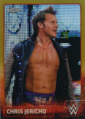 2015 Topps Chrome WWE #15 Gold Refractor /50