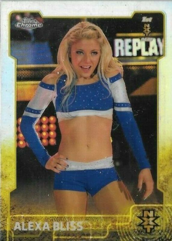 Alexa Bliss 2015 Topps Chrome WWE #92 Refractor Rookie PSA 9