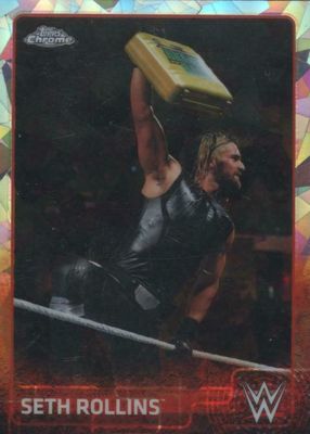 2015 Topps Chrome WWE #63 Atomic Refractor