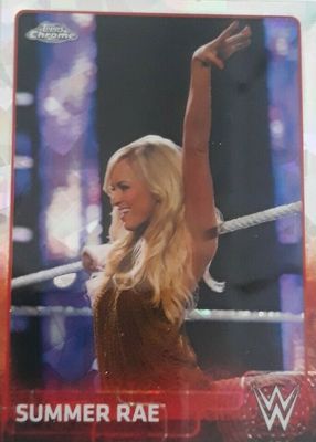 2015 Topps Chrome WWE #68 Atomic Refractor