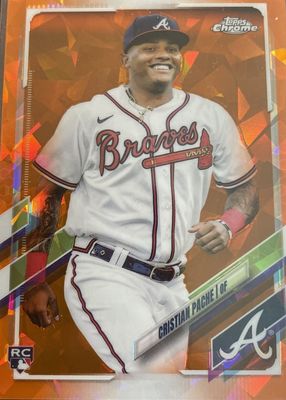 2021 Topps Chrome Sapphire Edition #187 Orange /25