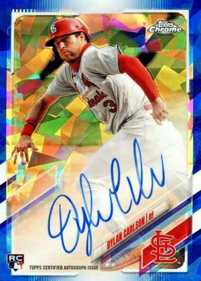 2021 Topps Chrome (Refractor) Dylan Carlson Rookie #140 – $1