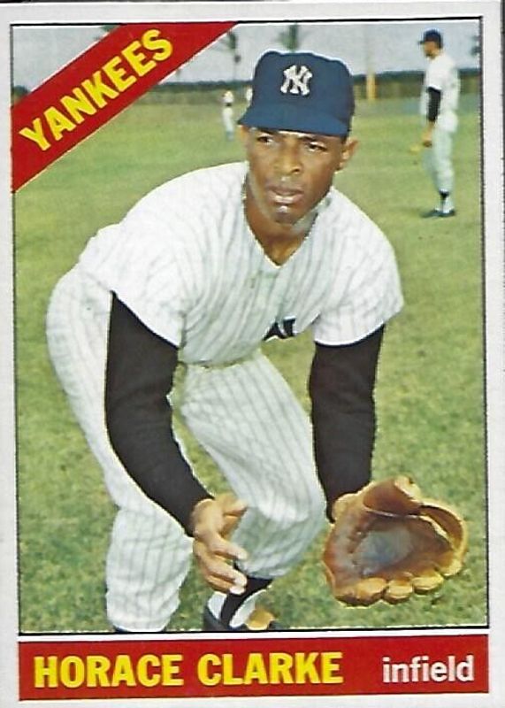 Horace Clark 1966 Topps #547 Base Rookie BVG 6