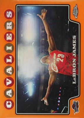 2008 Topps Chrome #23 Orange Refractor /499