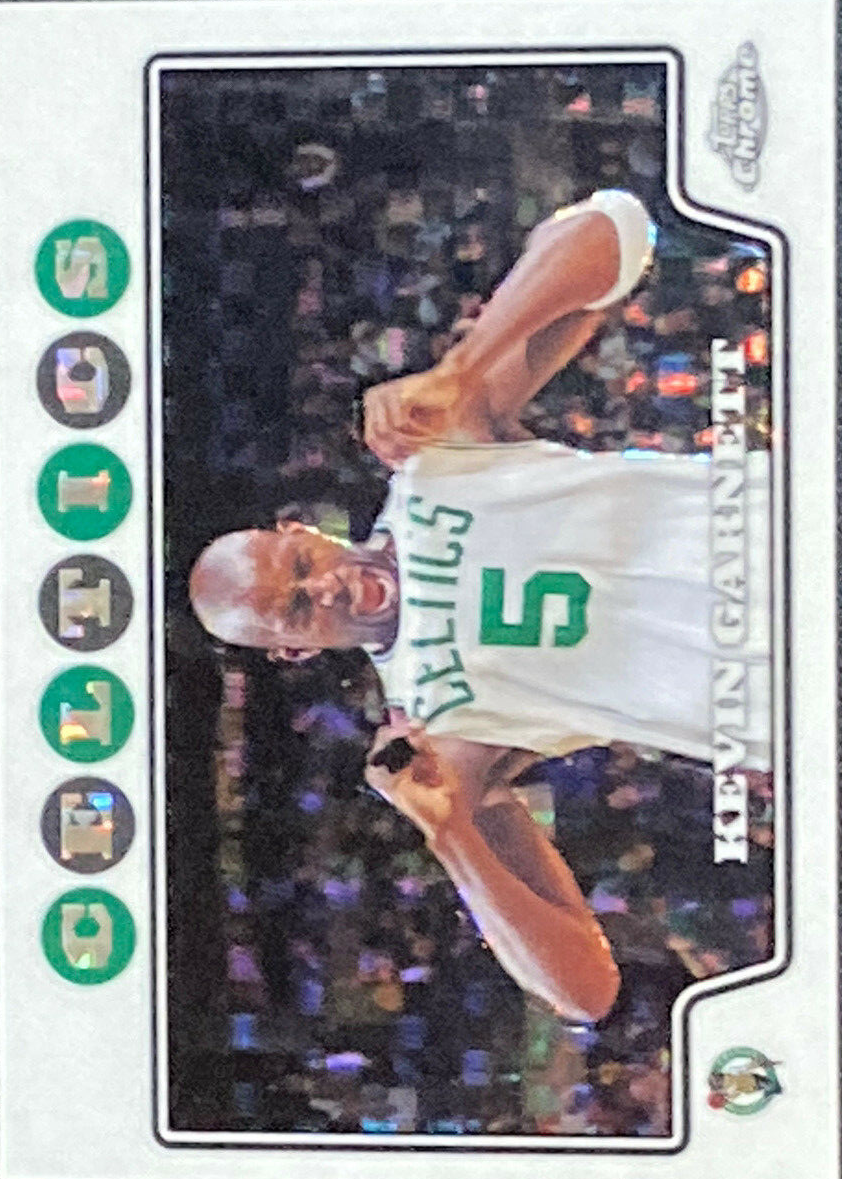 Kevin Garnett 2008 Topps Chrome #5 X-Fractor /288 Price Guide 