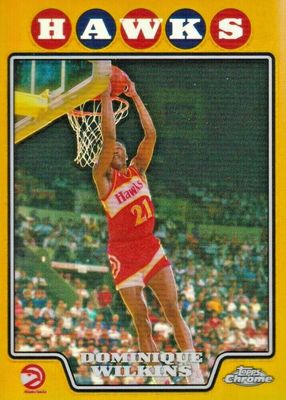 2008 Topps Chrome #168 Gold Refractor /50