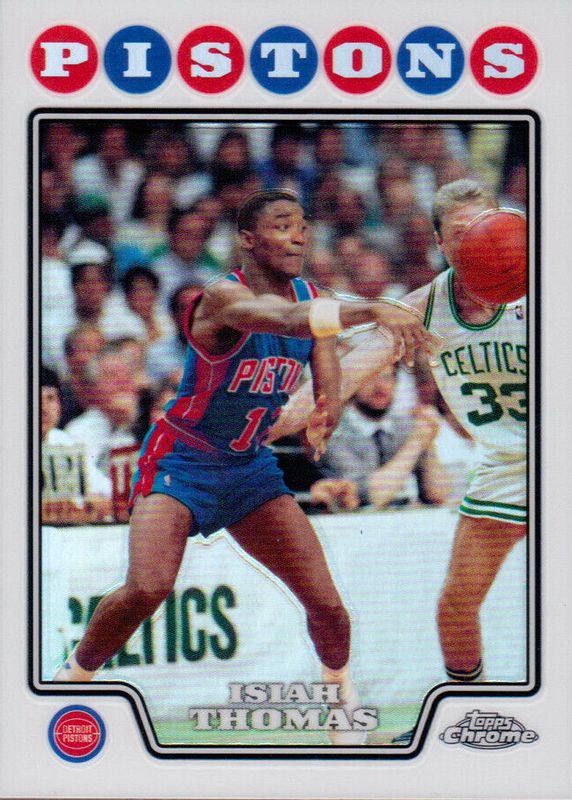 Isiah Thomas 2008 Topps Chrome #170 Refractor PSA 10