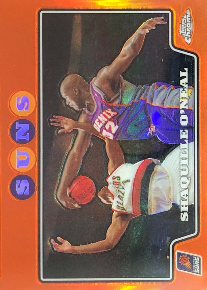Shaquille O'Neal 2008 Topps Chrome #32 Orange Refractor /499 Price