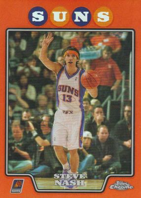 2008 Topps Chrome #13 Orange Refractor /499