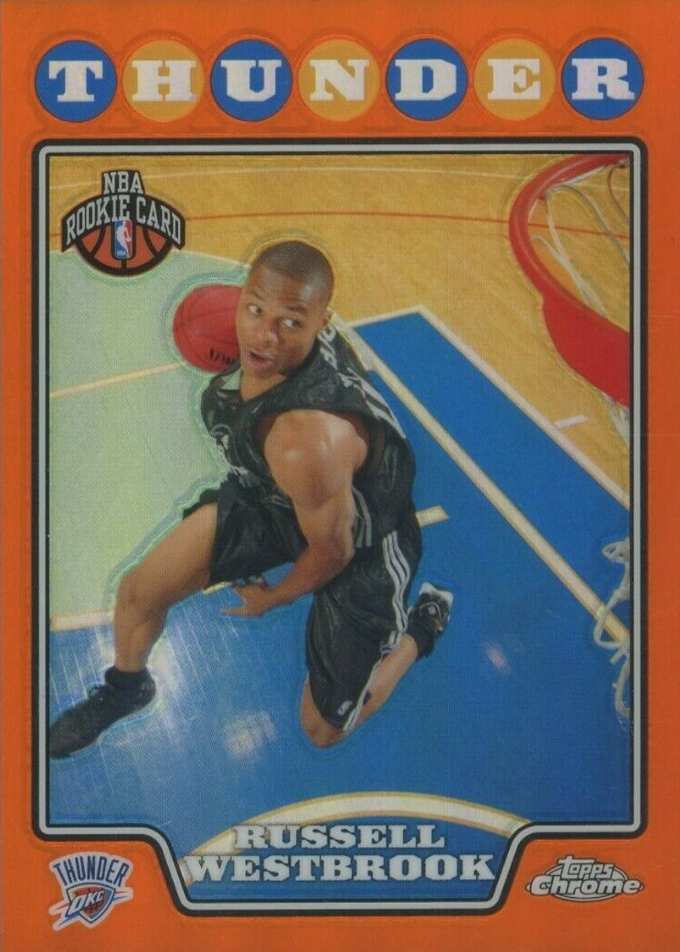 2008 Topps Chrome Russell Westbrook Refractor #224 /145 BGS