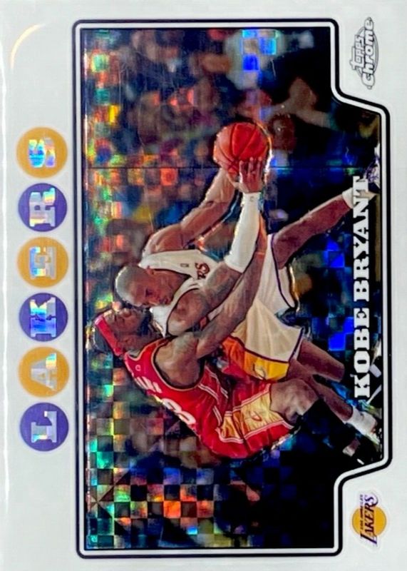 Kobe Bryant 2008 Topps Chrome #24 X-Fractor /288 RAW