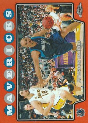 2008 Topps Chrome #55 Orange Refractor /499