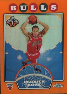 Derrick Rose 2008 Topps Chrome #181 X-Fractor /288 Price