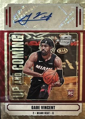 2020 Contenders Optic #UC-GVC Up and Coming Autographs - Gold Vinyl /1