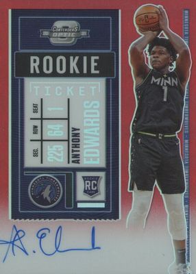 2020 Contenders Optic #137 Rookie Ticket Auto - Red /149 (Shooting)