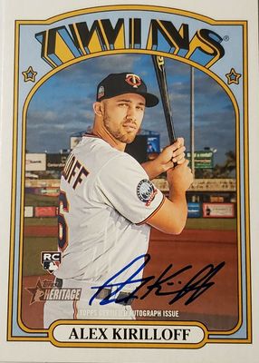 2021 Topps Heritage High Number #ROA-AK Real One Autographs