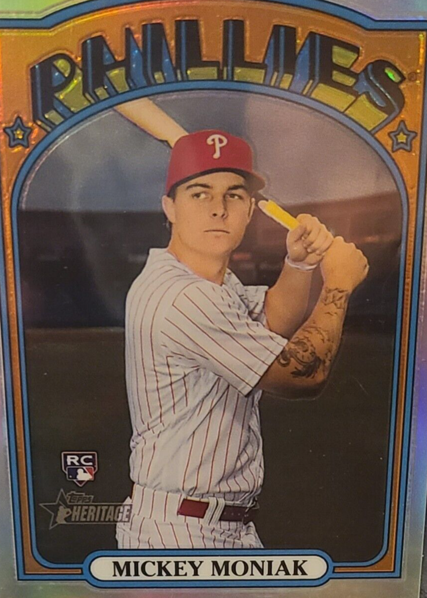 Mickey Moniak 2021 Topps Heritage High Number #653 Chrome /999