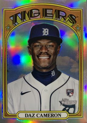 2021 Topps Heritage High Number #575 Chrome Refractor /572