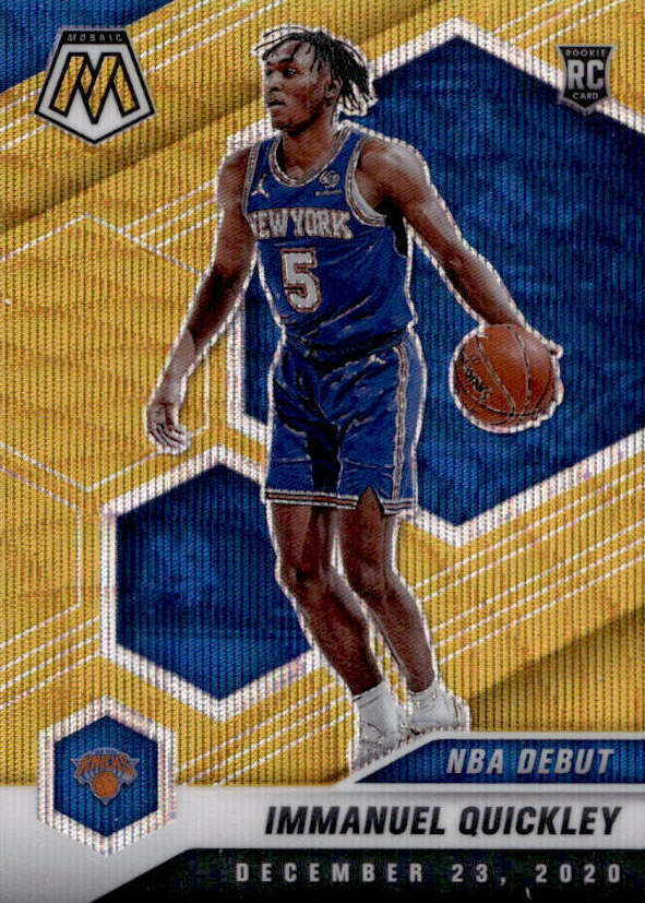 Immanuel Quickley Prizm RC Auto ルーキー NBA 2020-21 Panini Prizm Draft Picks Immanuel Quickley Rookie