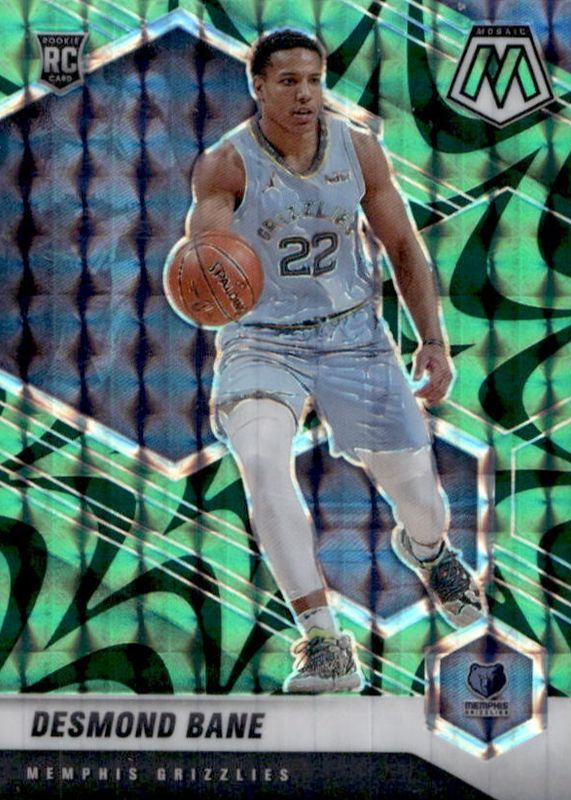 Desmond Bane 2020 Mosaic #211 Reactive Green Rookie PSA 10