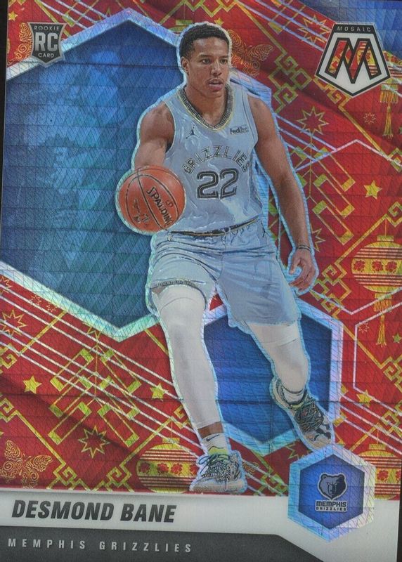 Desmond Bane 2020 Mosaic #211 Lucky Envelopes /8 Rookie SGC 9.5