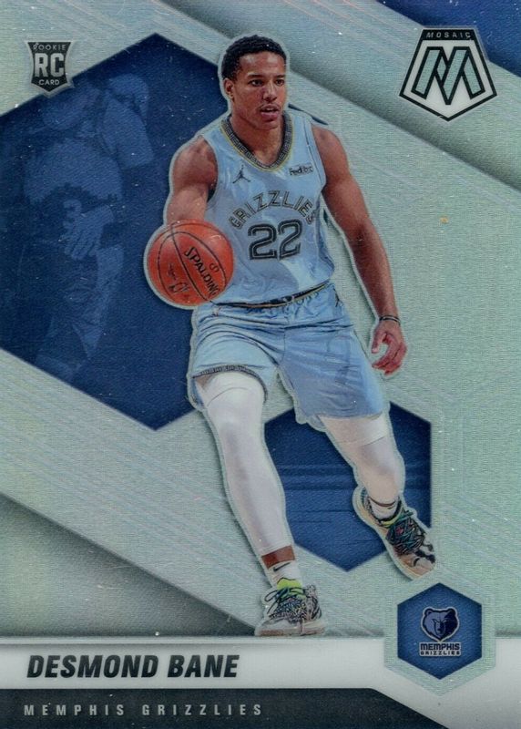 Desmond Bane 2020 Mosaic #211 Silver Rookie BGS 9