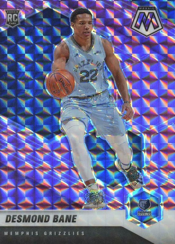 Desmond Bane 2020 Mosaic #211 Purple /49 Rookie SGC 10