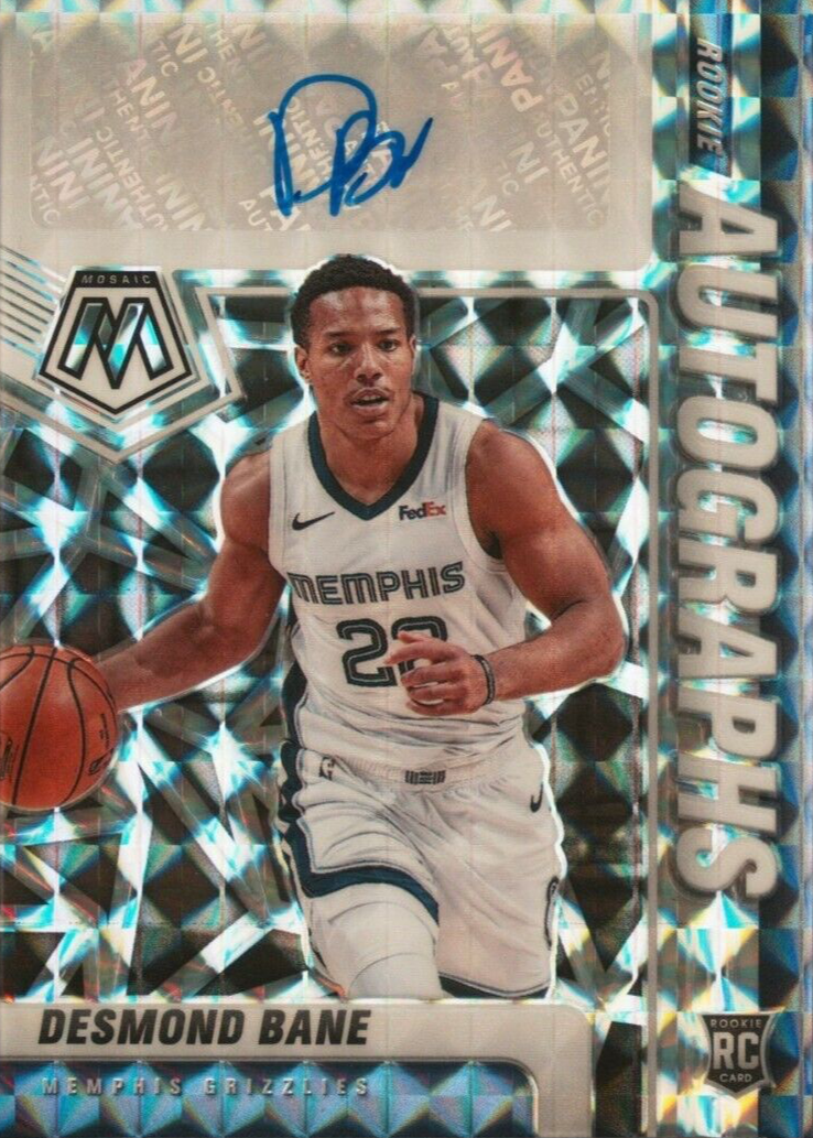 Desmond Bane 2020 Mosaic #RA-DES Rookie Autographs - Mosaic Price