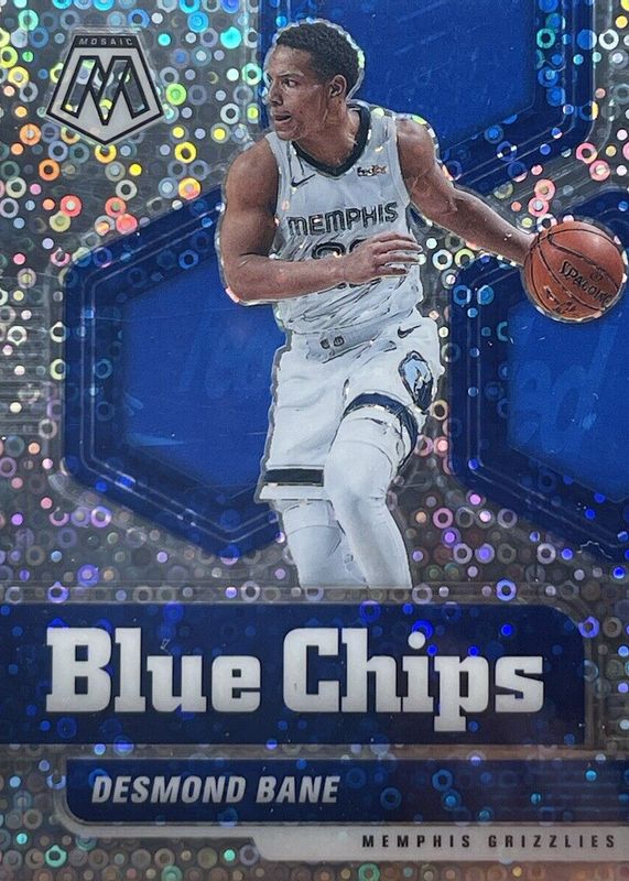 Desmond Bane 2020 Mosaic #15 Blue Chips - Fast Break Rookie PSA 10