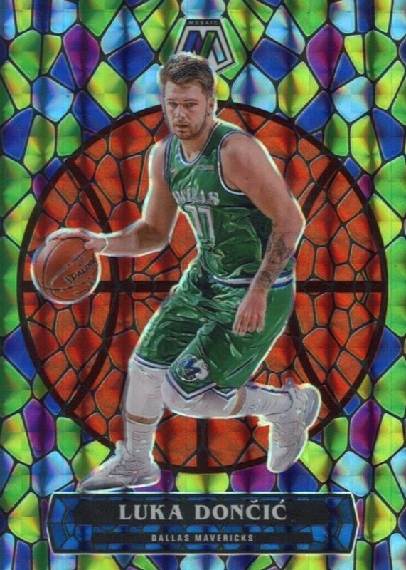 Luka Doncic 2020 Mosaic #9 Stained Glass /(SSP) BGS 9