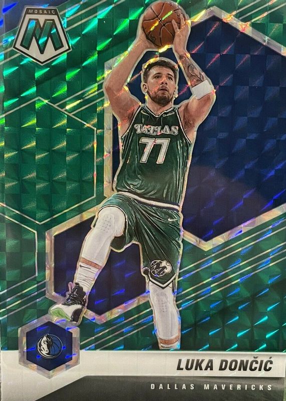 Luka Doncic 2020 Mosaic #47 Green PSA 10