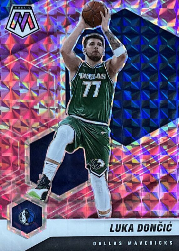 Luka Doncic 2020 Mosaic #47 Pink Camo SGC 9.5