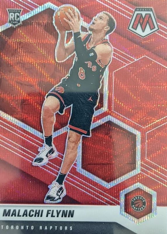 Malachi Flynn 2020 Mosaic #236 Red Wave Rookie SGC 10