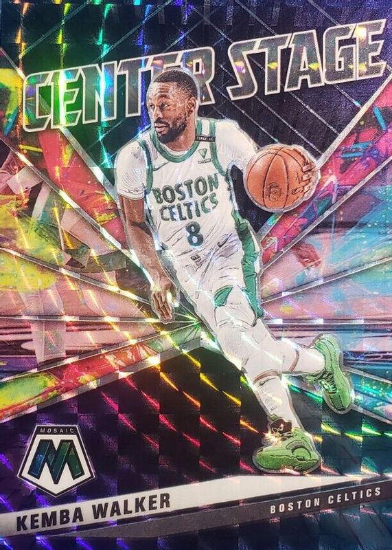 Kemba Walker 2020 Mosaic #14 Center Stage Price Guide - Sports Card ...