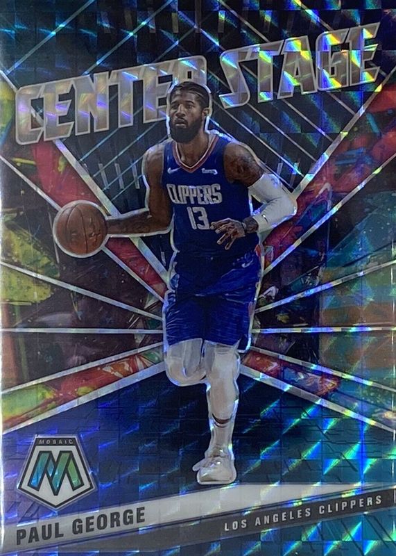 Paul George 2020 Mosaic #13 Center Stage SGC 10