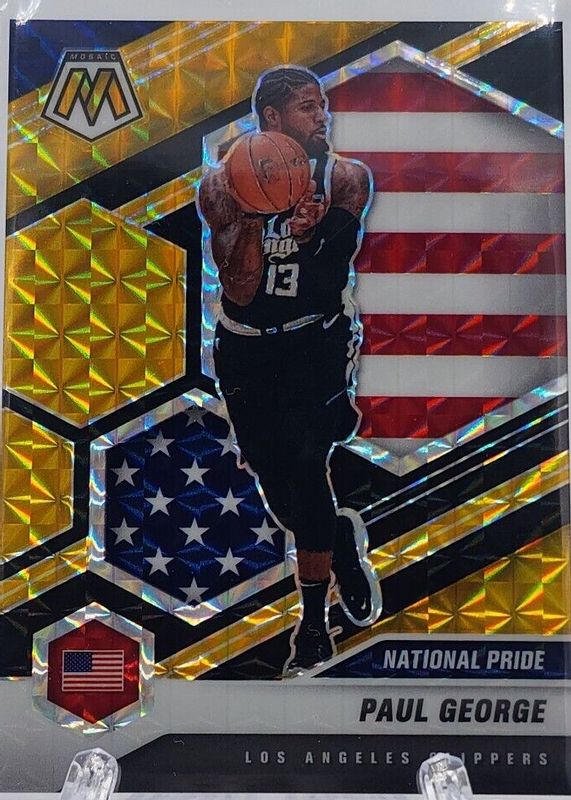 2020 Mosaic #255 National Pride - Choice Black & Gold /8