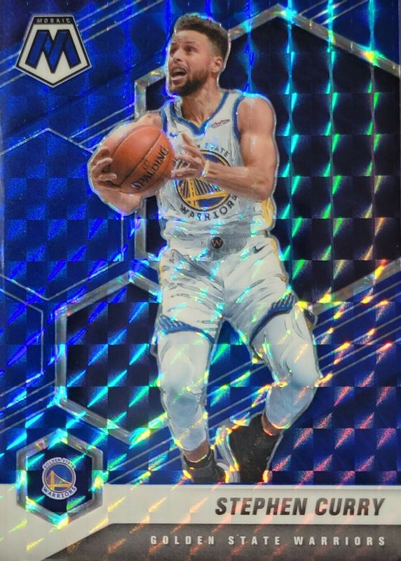 Stephen Curry 2020 Mosaic #175 Blue /99 SGC 10