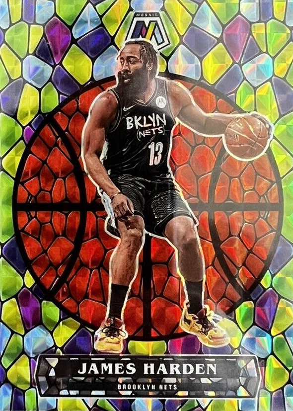 James Harden 2020 Mosaic #8 Stained Glass /(SSP) PSA 10 Price 