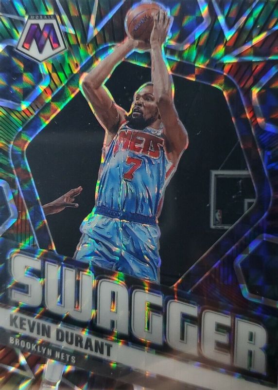 Kevin Durant 2020 Mosaic #4 Swagger PSA 10