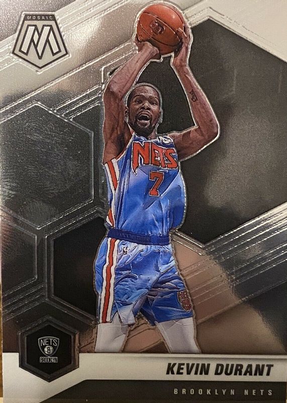 Kevin Durant 2020 Mosaic #7 Base RAW