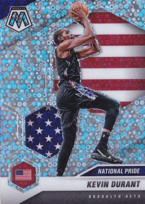 Kevin Durant 2020 Mosaic #248 National Pride - Fast Break SGC 10