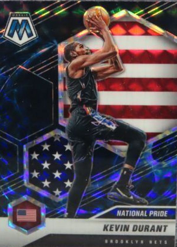 Kevin Durant 2020 Mosaic #248 National Pride - Genesis /(SSP) RAW