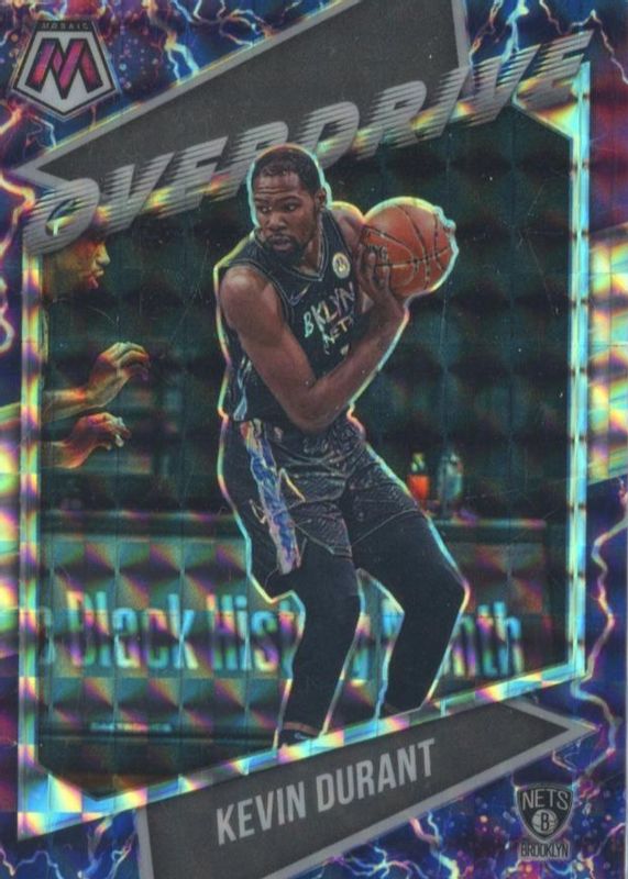 Kevin Durant 2020 Mosaic #4 Overdrive SGC 9.5