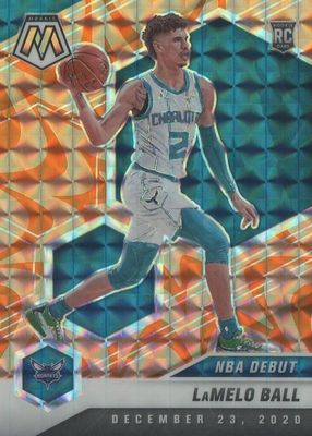 2020 Mosaic #262 NBA Debut - Reactive Orange